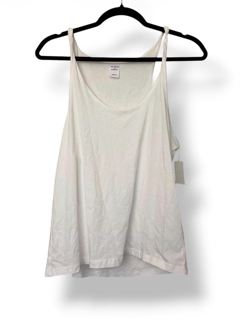 Melrose & Market Twist Strap Tank‎ Top White - Picture 2 of 6